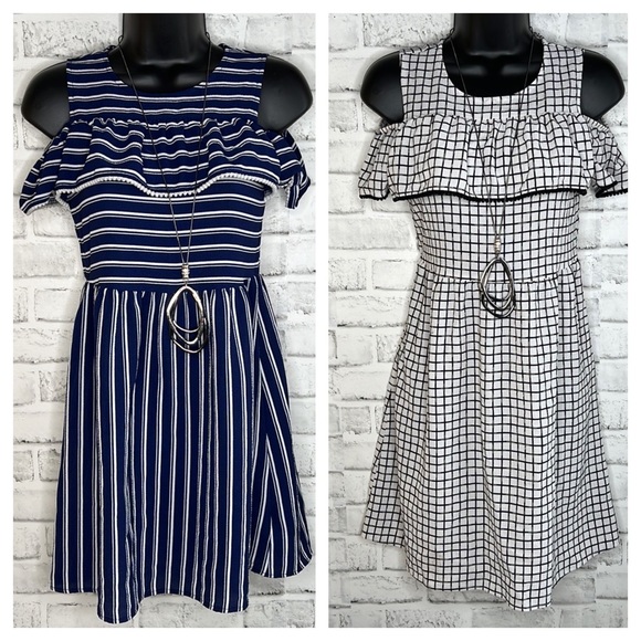wonder nation Other - Wonder Nation Open Shoulder Dress Bundle Set Holiday Church Easter Size L XL